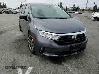 2023 Honda Odyssey EX-L with VIN 5FNRL6H66PB080121, listed as a Copart auction lot 43962925 with Not Provided miles and Salvage Title. Bid and sale history available at carsss.com. Image 11.