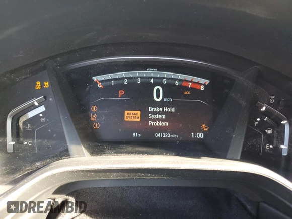 2017 Honda CR-V Touring with VIN 5J6RW1H91HL005307, listed as a Copart auction lot 51938845 with 41,323 mi miles and Salvage Title. Bid and sale history available at carsss.com. Image 9.