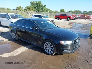 2014 Audi A4 Premium z VIN WAUDFAFL8EN019698, wystawiony jako IAAI lot #42138760 z przebiegiem 122 974 mil mil oraz . Historia ofert i sprzedaży dostępna na DreamBid. Obrazek 1.