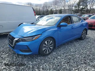 2020 Nissan Sentra SV with VIN 3N1AB8CV9LY302811, listed as a Copart auction lot 51254865 with 16,191 mi miles and Salvage Title. Bid and sale history available at carsss.com. Image 1.