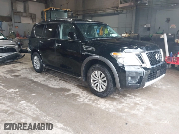 2017 Nissan Armada Platinum z VIN JN8AY2NC3H9502265, wystawiony jako IAAI lot #41816720 z przebiegiem 126 477 mil mil oraz . Historia ofert i sprzedaży dostępna na DreamBid. Obrazek 1.