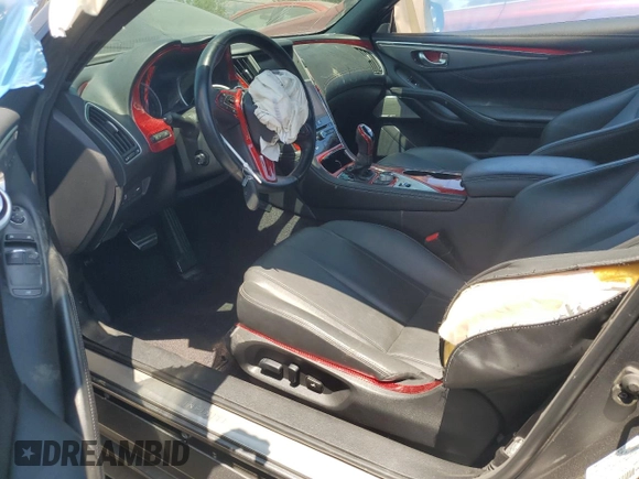 2017 Infiniti Q60 Premium with VIN JN1EV7EK0HM361911, listed as a Copart auction lot 59539525 with Not provided miles and Salvage title. Bid and sale history available at DreamBid. Image 8.