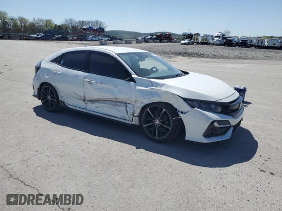 2021 Honda Civic Sport with VIN SHHFK7H47MU225283, listed as a Copart auction lot 52506055 with 77,267 mi miles and Clean Title. Bid and sale history available at DreamBid. Image 4.