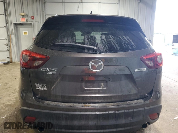 2016 Mazda CX-5 Grand Touring with VIN JM3KE4DY0G0765406, listed as a Copart auction lot 46499385 with 116,155 mi miles and Salvage Title. Bid and sale history available at carsss.com. Image 6.