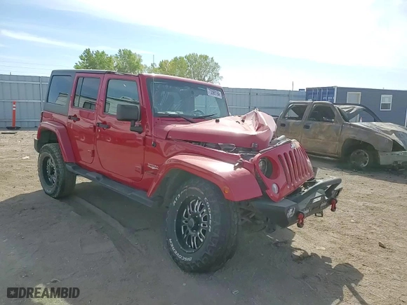 2014 Jeep Wrangler Unlimited Sahara with VIN 1C4BJWEG3EL101635, listed as a Copart auction lot 73589194 with 143,843 mi miles and Salvage Title. Bid and sale history available at carsss.com. Image 12.