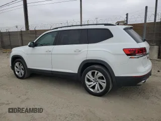 2021 Volkswagen Atlas SE z VIN 1V2KR2CA8MC501445, wystawiony jako Copart lot #57497945 z przebiegiem 74 764 mil mil oraz Szkoda całkowita • Salvage title. Historia ofert i sprzedaży dostępna na DreamBid. Obrazek 2.