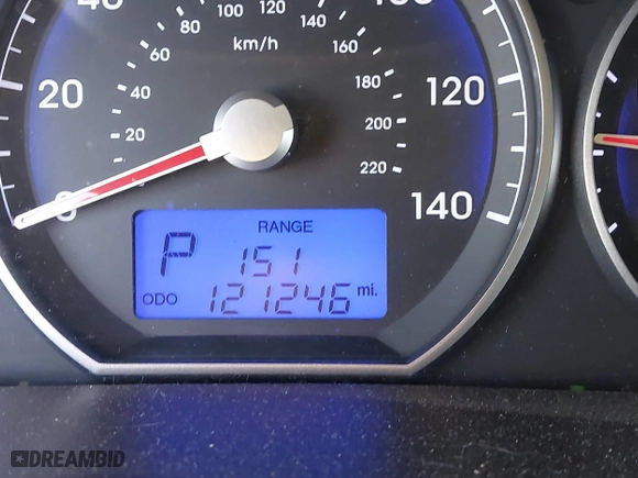 2010 Hyundai Santa Fe GLS with VIN 5NMSG3AB6AH392361, listed as a IAAI auction lot 41753499 with 121,246 mi miles. Bid and sale history available at carsss.com. Image 15.