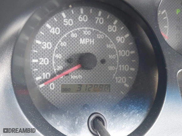 1998 Toyota RAV4 with VIN JT3GP10V9W7032820, listed as a IAAI auction lot 42046186 with 312,888 mi miles. Bid and sale history available at carsss.com. Image 7.