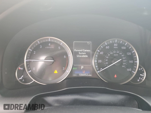 2016 Lexus ES 330 with VIN 58ABK1GG5GU031974, listed as a Copart auction lot 58491375 with 106,852 mi miles and Salvage title. Bid and sale history available at DreamBid. Image 9.