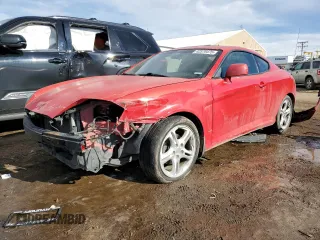 2003 Hyundai Tiburon GT z VIN KMHHN65FX3U078623, wystawiony jako Copart lot #42570475 z przebiegiem 196 426 mil mil oraz Szkoda całkowita • Salvage title. Historia ofert i sprzedaży dostępna na DreamBid. Obrazek 1.