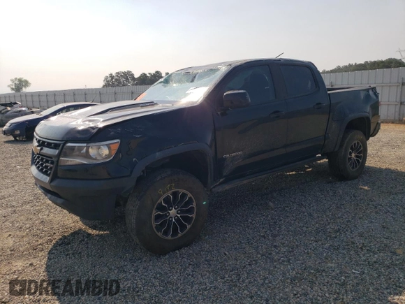 2018 Chevrolet Colorado 4WD ZR2 with VIN 1GCPTEE11J1213474, listed as a Copart auction lot 64622124 with 167,839 mi miles and Salvage Title. Bid and sale history available at carsss.com. Image 1.
