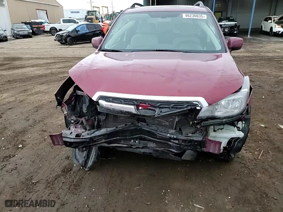 2018 Subaru Forester Premium with VIN JF2SJAECXJH611818, listed as a Copart auction lot 46230035 with 88,765 mi miles and Salvage Title. Bid and sale history available at carsss.com. Image 12.