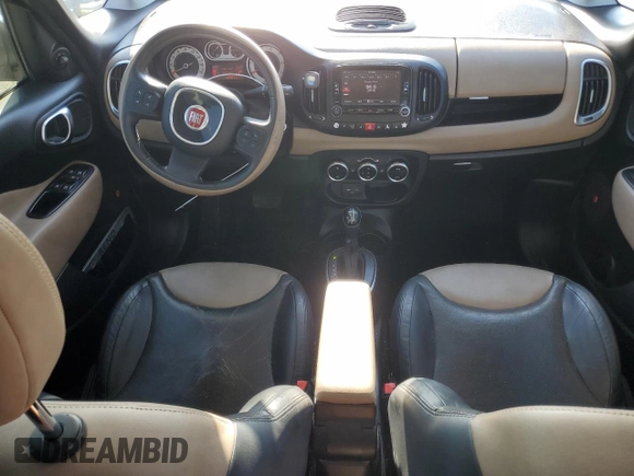 2014 FIAT 500L Lounge with VIN ZFBCFACH4EZ012452, listed as a Copart auction lot 83815124 with 63,341 mi miles and Salvage Title. Bid and sale history available at DreamBid. Image 8.