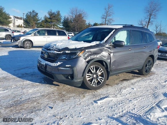 2021 Honda Pilot Special Edition with VIN 5FNYF6H24MB063376, listed as a IAAI auction lot 41270345 with 52,071 mi miles. Bid and sale history available at carsss.com. Image 19.