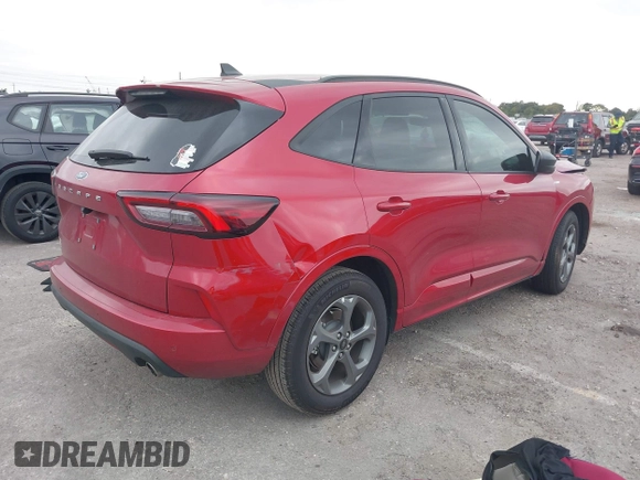 2024 Ford Escape ST-Line with VIN 1FMCU0MNXRUA65592, listed as a IAAI auction lot 41602309 with 11,897 mi miles and . Bid and sale history available at DreamBid. Image 4.