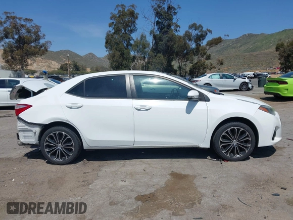 2016 Toyota Corolla L with VIN 5YFBURHE1GP451942, listed as a IAAI auction lot 41980570 with 166,842 mi miles and . Bid and sale history available at DreamBid. Image 14.