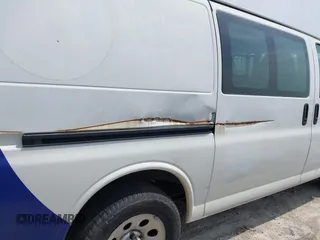 2013 Chevrolet Express Cargo with VIN 1GCSGAFX2D1148701, listed as a IAAI auction lot 42215285 with 265,463 mi miles and . Bid and sale history available at DreamBid. Image 6.