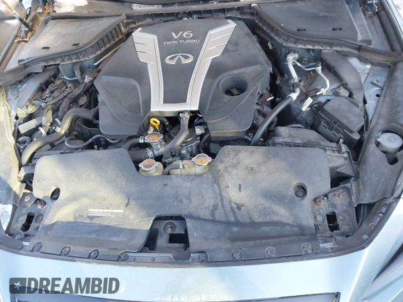 2017 Infiniti Q50 3.0t Premium with VIN JN1EV7AR0HM838534, listed as a IAAI auction lot 41625322 with 130,090 mi miles. Bid and sale history available at carsss.com. Image 10.