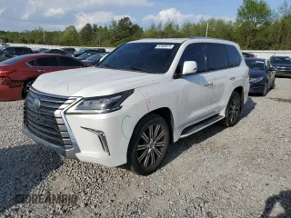 2016 Lexus LX 570 with VIN JTJHY7AX3G4191641, listed as a Copart auction lot 52580875 with 122,950 mi miles and Salvage Title. Bid and sale history available at DreamBid. Image 1.