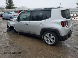 2018 Jeep Renegade Limited z VIN ZACCJBDB4JPH05591, wystawiony jako Copart lot #43185655 z przebiegiem 81 011 mil mil oraz Czysty tytuł • Clean title. Historia ofert i sprzedaży dostępna na DreamBid. Obrazek 2.