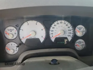 2008 Dodge Ram 3500 Laramie with VIN 3D7MX48A28G137083, listed as a Copart auction lot 75684714 with 268,808 mi miles and Salvage Title. Bid and sale history available at carsss.com. Image 9.