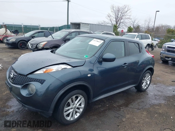 2013 Nissan Juke S with VIN JN8AF5MV7DT209881, listed as a IAAI auction lot 41728623 with 185,296 mi miles and . Bid and sale history available at DreamBid. Image 17.
