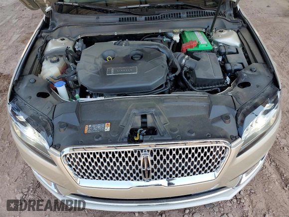 2017 Lincoln MKZ Premiere with VIN 3LN6L5A93HR665641, listed as a Copart auction lot 62921495 with 36,089 mi miles and Salvage title. Bid and sale history available at DreamBid. Image 11.