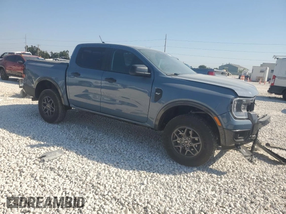 2024 Ford Ranger XLT with VIN 1FTER4GH9RLE15232, listed as a Copart auction lot 76024594 with 3,880 mi miles and Salvage Title. Bid and sale history available at carsss.com. Image 4.
