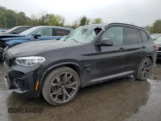 2020 BMW X3 M Competition z VIN 5YMTS0C07L9B67663, wystawiony jako Copart lot #70009763 z przebiegiem 18 645 mil mil oraz . Historia ofert i sprzedaży dostępna na DreamBid. Obrazek 1.