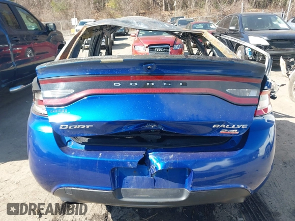 2014 Dodge Dart SXT with VIN 1C3CDFBB1ED867429, listed as a IAAI auction lot 41786029 with 1 mi miles. Bid and sale history available at carsss.com. Image 16.