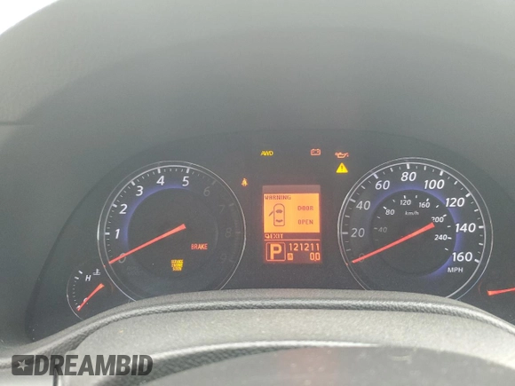 2008 Infiniti G35 x with VIN JNKBV61F18M266694, listed as a Copart auction lot 74991494 with 121,211 mi miles and Non Repairable. Bid and sale history available at DreamBid. Image 9.