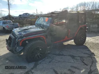2017 Jeep Wrangler Unlimited Rubicon Recon z VIN 1C4BJWFG8HL611160, wystawiony jako Copart lot #45575665 z przebiegiem Nie podano mil oraz Nie do naprawy • Non repairable. Historia ofert i sprzedaży dostępna na DreamBid. Obrazek 1.