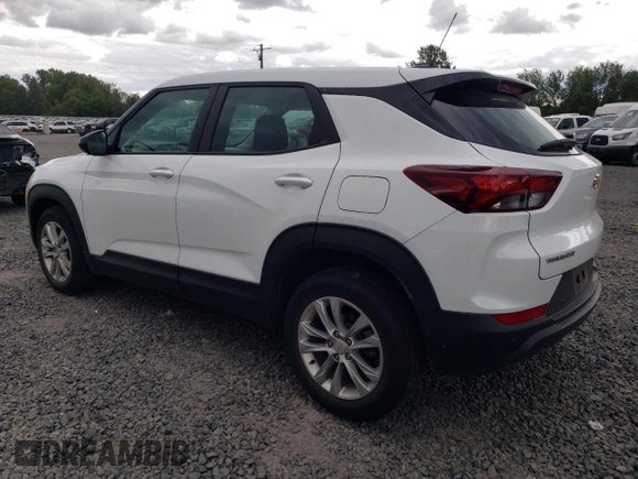 2022 Chevrolet TrailBlazer LS with VIN KL79MMS22NB110557, listed as a Copart auction lot 60530854 with 12,286 mi miles and Salvage Title. Bid and sale history available at DreamBid. Image 2.