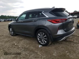 2019 Infiniti QX50 Luxe z VIN 3PCAJ5M31KF130795, wystawiony jako Copart lot #57424765 z przebiegiem 108 876 mil mil oraz Szkoda całkowita • Salvage title. Historia ofert i sprzedaży dostępna na DreamBid. Obrazek 2.