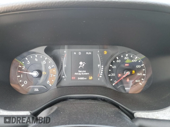 2022 Jeep Compass Latitude с VIN 3C4NJCBB3NT137141, выставлен на аукционе Copart как лот 63345805 с пробегом 54 983 миль миль и Списание • Salvage title. История ставок и продаж доступна на DreamBid. Изображение 9.