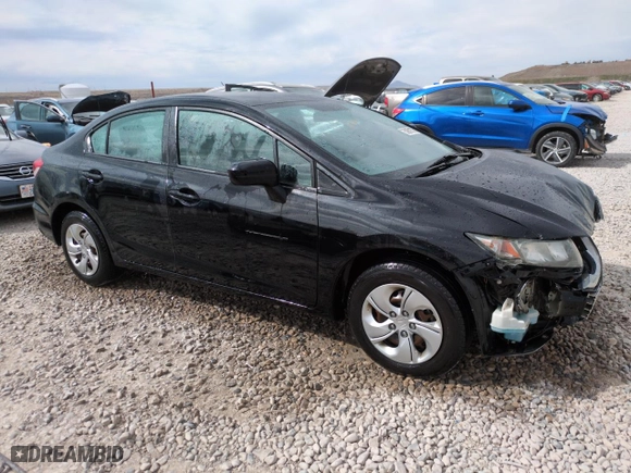 2015 Honda Civic Sedan LX with VIN 19XFB2F51FE076426, listed as a Copart auction lot 50901575 with 0 mi miles and Salvage Title. Bid and sale history available at carsss.com. Image 4.