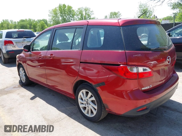 2013 Mazda 5 Sport with VIN JM1CW2BLXD0150993, listed as a IAAI auction lot 42157831 with 166,816 mi miles. Bid and sale history available at carsss.com. Image 3.