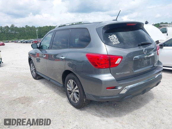 2018 Nissan Pathfinder SL with VIN 5N1DR2MM4JC642152, listed as a IAAI auction lot 42132867 with 142,063 mi miles. Bid and sale history available at carsss.com. Image 3.