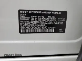 2016 BMW X6 xDrive35i with VIN 5UXKU2C50G0N78950, listed as a Copart auction lot 71841232 with 0 mi miles. Bid and sale history available at carsss.com. Image 13.