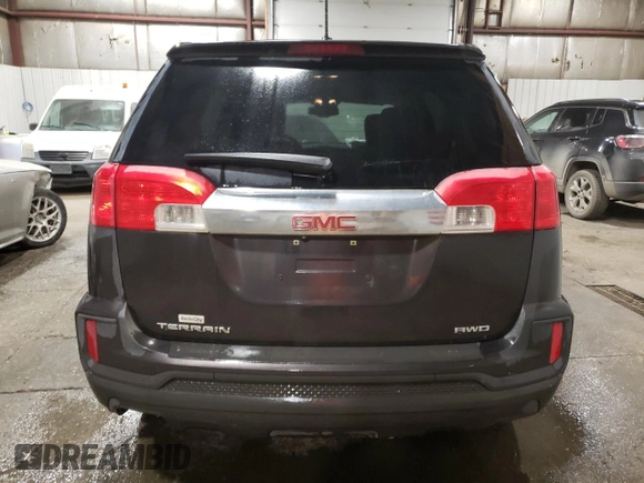 2016 GMC Terrain SLE with VIN 2GKFLSEK9G6121557, listed as a Copart auction lot 46343535 with 83,451 mi miles and Salvage Title. Bid and sale history available at carsss.com. Image 6.
