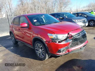 2018 Mitsubishi Outlander Sport ES 2.0 with VIN JA4AP3AU6JU006098, listed as a IAAI auction lot 41084879 with 81,205 mi miles. Bid and sale history available at carsss.com. Image 1.