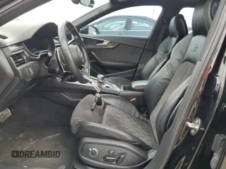 2018 Audi S4 Premium Plus with VIN WAUB4AF46JA143542, listed as a Copart auction lot 74772824 with 57,687 mi miles and Salvage Title. Bid and sale history available at carsss.com. Image 7.