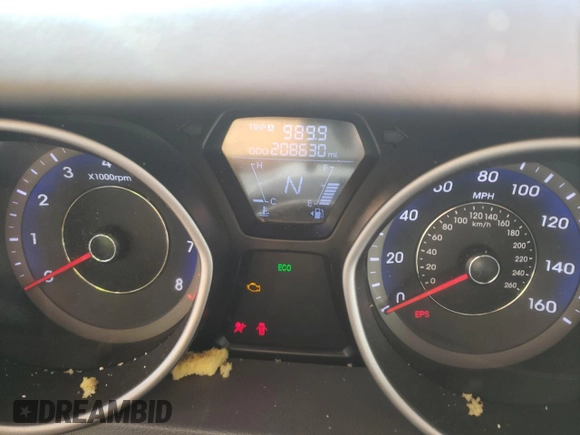 2013 Hyundai Elantra Coupe GS PZEV with VIN KMHDH6AEXDU011606, listed as a Copart auction lot 83017594 with 208,630 mi miles and Salvage Title. Bid and sale history available at carsss.com. Image 9.