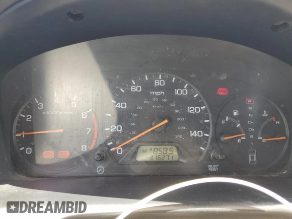 2001 Honda Accord LX z VIN JHMCG66501C014686, wystawiony jako Copart lot #55479965 z przebiegiem 316 271 mil mil oraz Szkoda całkowita • Salvage title. Historia ofert i sprzedaży dostępna na DreamBid. Obrazek 9.