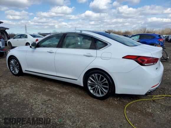 2015 Hyundai Genesis 3.8L with VIN KMHGN4JE2FU100373, listed as a Copart auction lot 50144325 with 89,547 mi miles and Salvage Title. Bid and sale history available at carsss.com. Image 2.