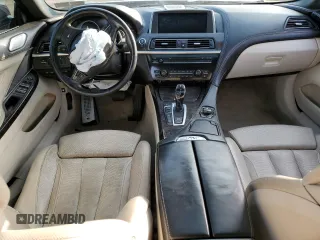 2013 BMW 6 Series 650i xDrive with VIN WBA6B4C57DDG67584, listed as a Copart auction lot 70319464 with 0 mi miles and Salvage Title. Bid and sale history available at carsss.com. Image 8.
