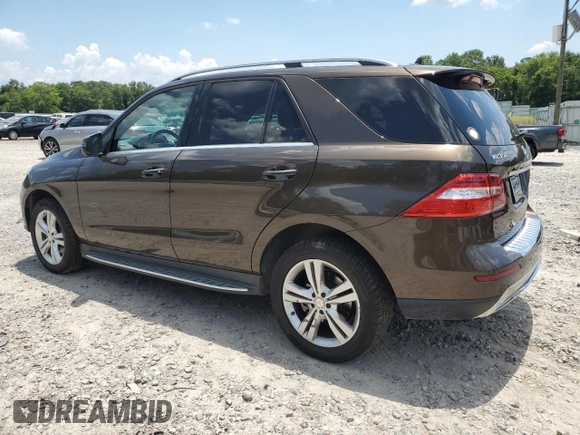 2014 Mercedes-Benz M 350 with VIN 4JGDA2EB6EA376638, listed as a Copart auction lot 61662785 with 87,328 mi miles and Salvage title. Bid and sale history available at DreamBid. Image 2.