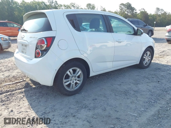 2012 Chevrolet Sonic LT with VIN 1G1JC6SH3C4104943, listed as a IAAI auction lot 42573791 with 118,316 mi miles and . Bid and sale history available at DreamBid. Image 6.