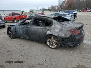 2013 BMW 7 Series 740Li with VIN WBAYE4C50DD137454, listed as a Copart auction lot 84876294 with Not provided miles and Salvage title. Bid and sale history available at DreamBid. Image 2.
