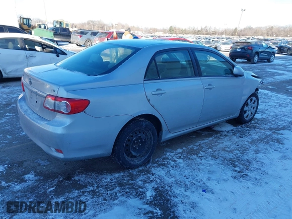 2012 Toyota Corolla L with VIN JTDBU4EE7C9171949, listed as a IAAI auction lot 41401510 with 161,944 mi miles. Bid and sale history available at carsss.com. Image 4.